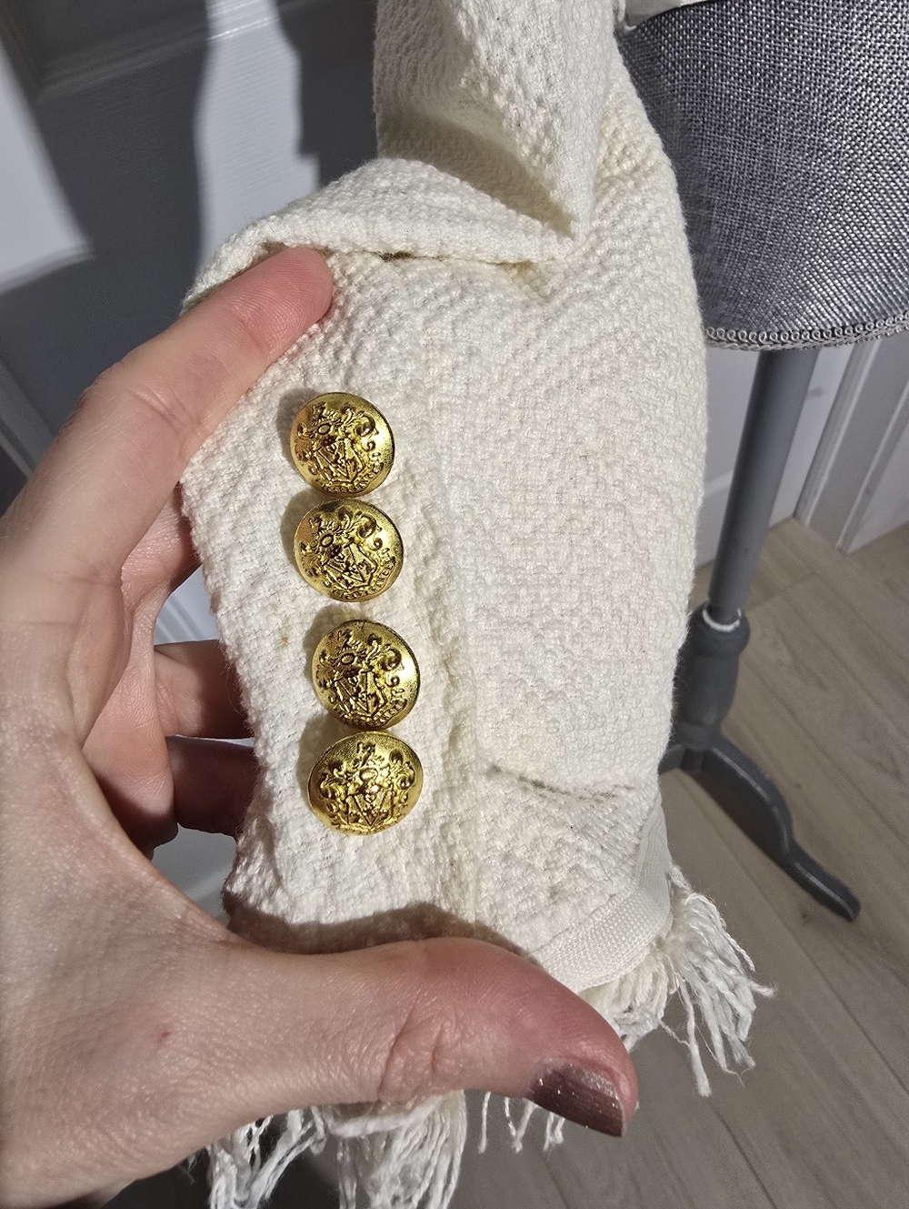 VERONICA BEARD Betsy Lace Back Jacket - Picture 7 of 9